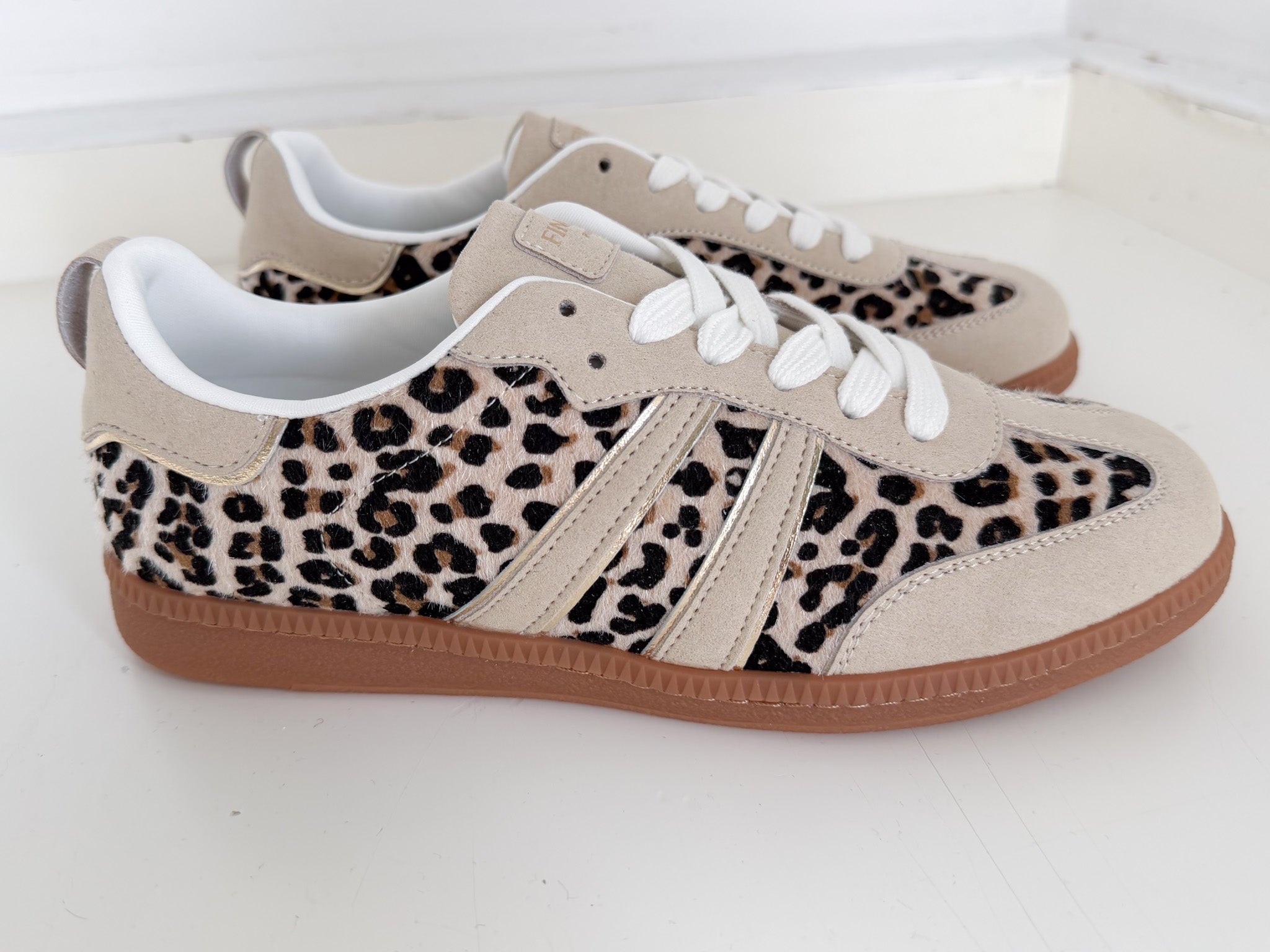 baskets samba femme léopard