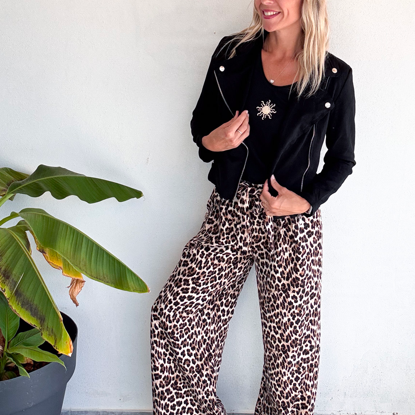 Perfecto en Suédine noir la boutique de lydie