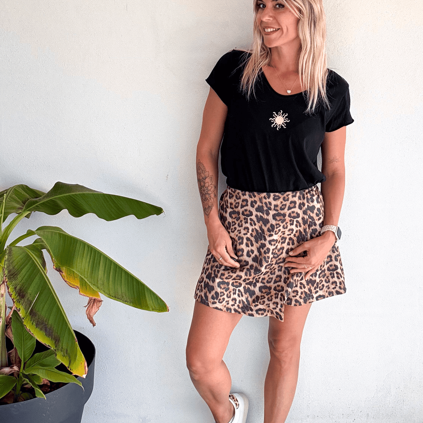 Jupe short léopard la boutique de lydie