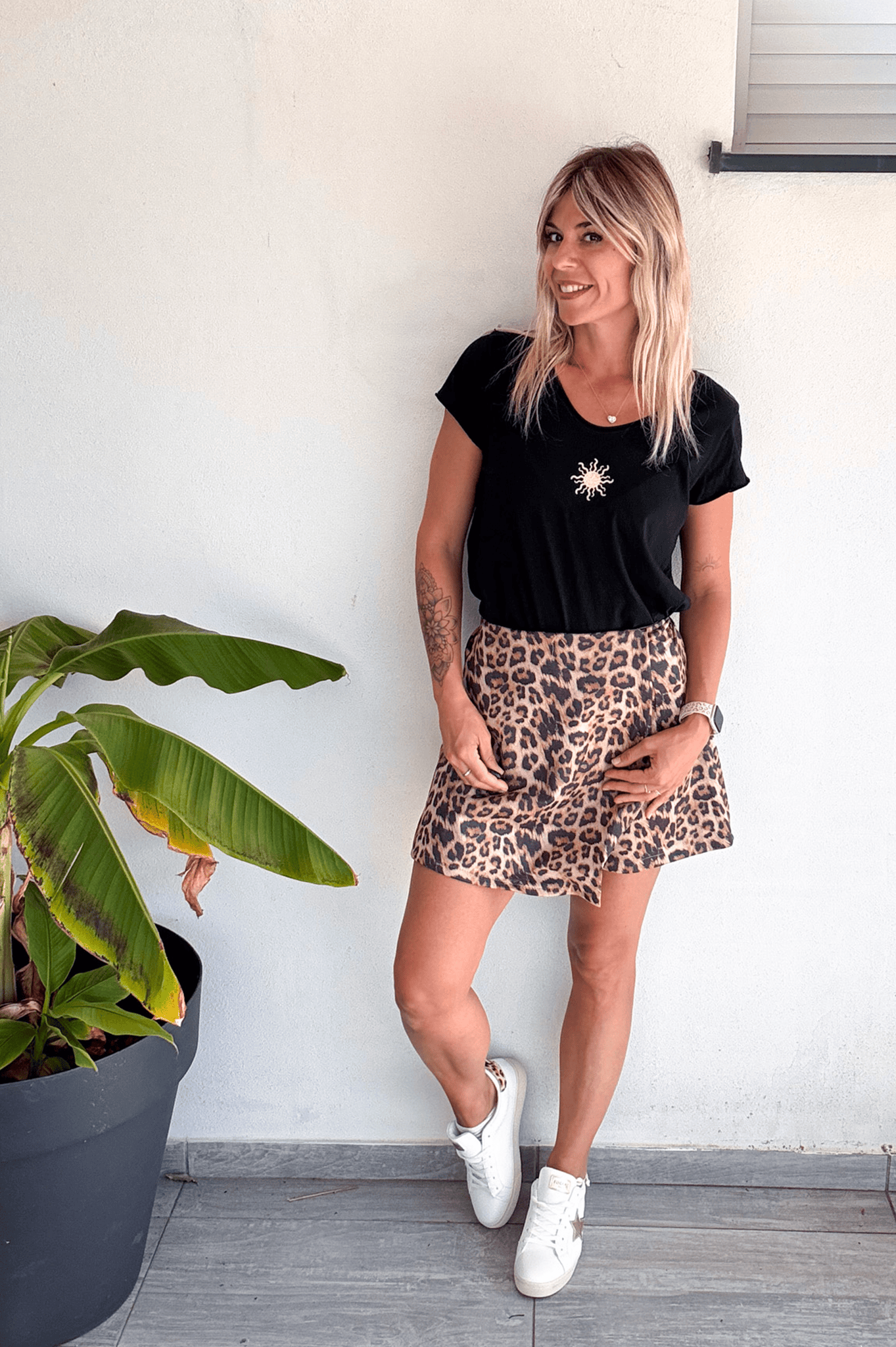 Jupe short léopard la boutique de lydie