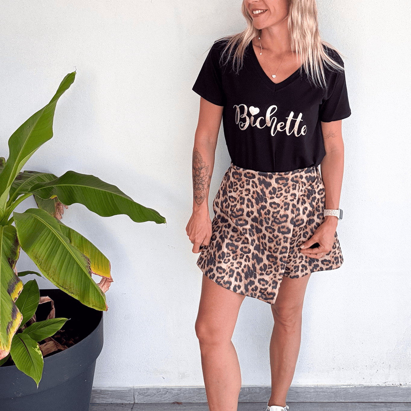Jupe short léopard la boutique de lydie