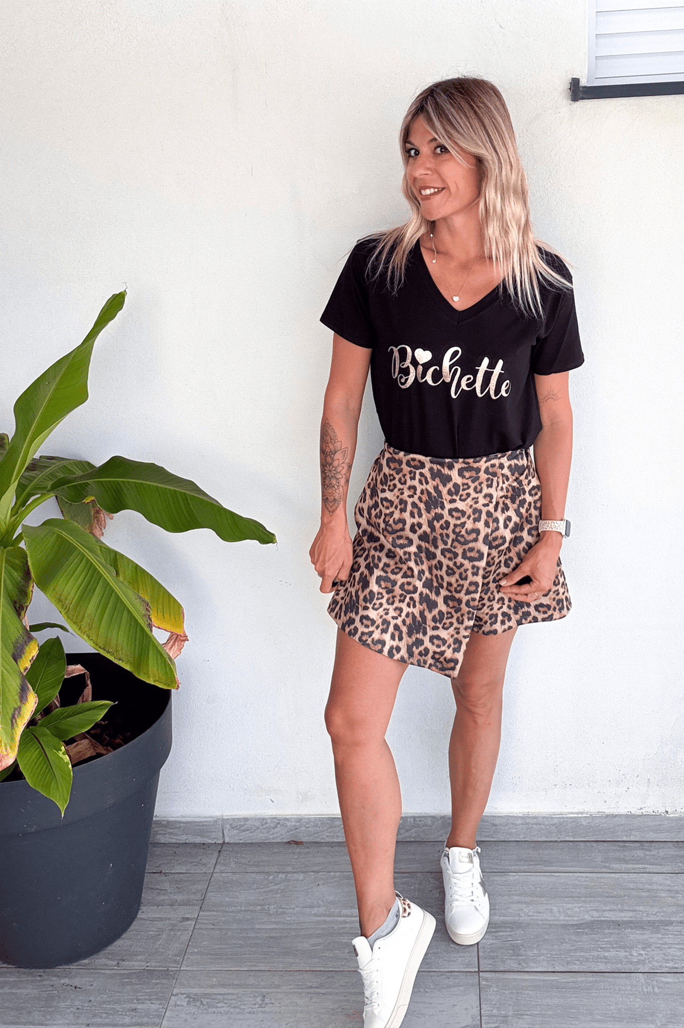 Jupe short léopard la boutique de lydie