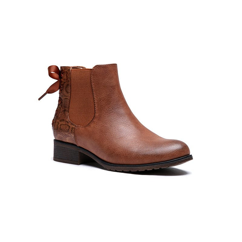 Bottines chelsea camel,