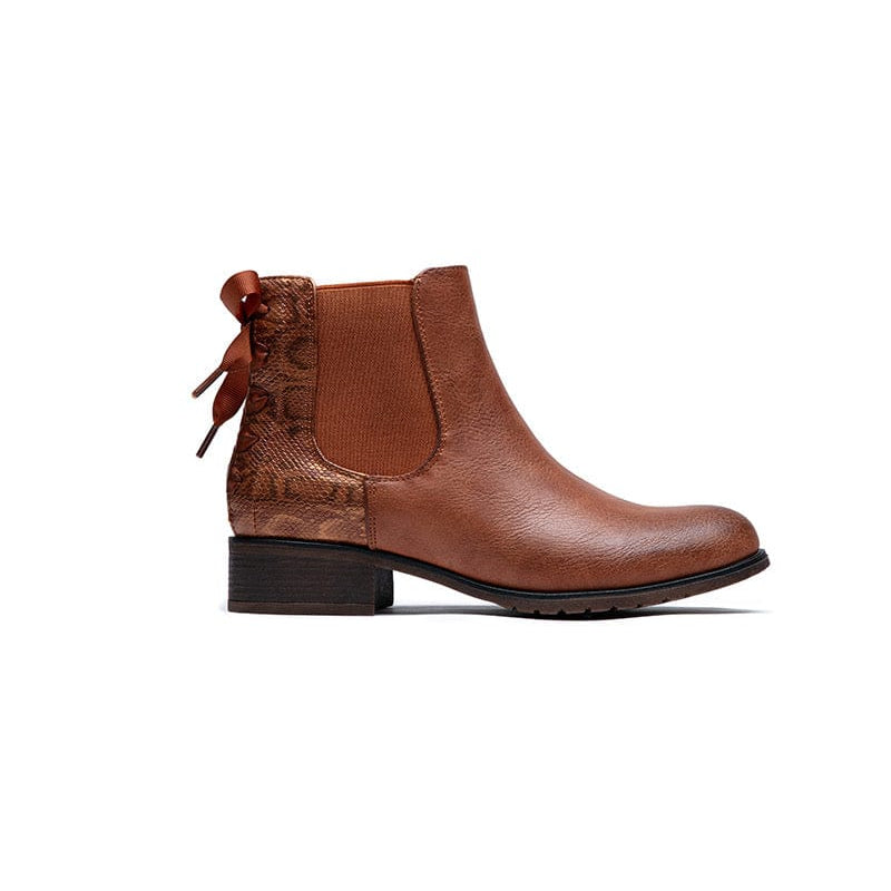 Bottines chelsea camel,