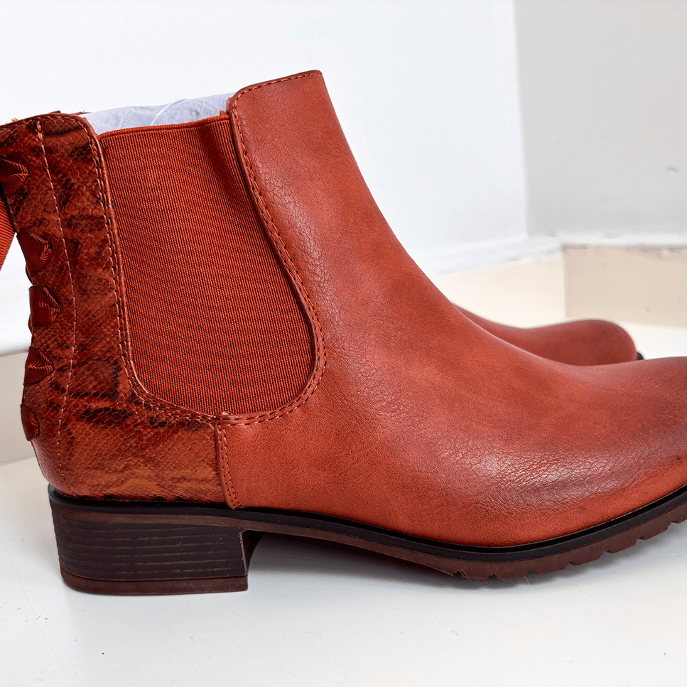 Bottines chelsea camel,