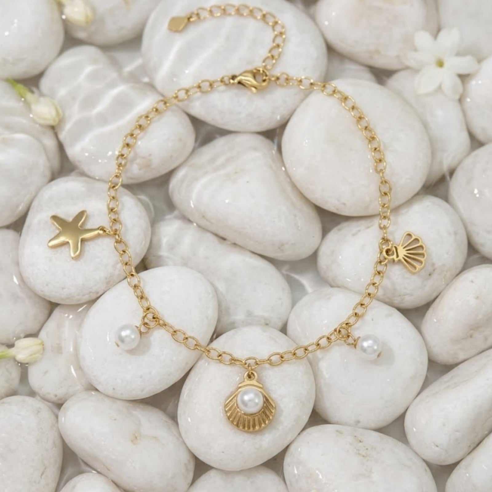 Chaine de cheville charms