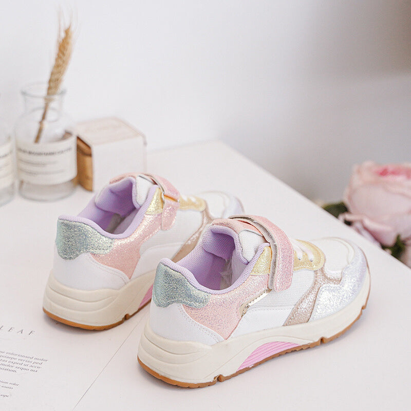 Baskets coloré brillante