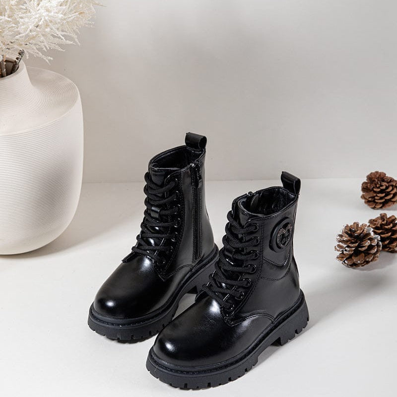 Bottine fille fourrée enfant