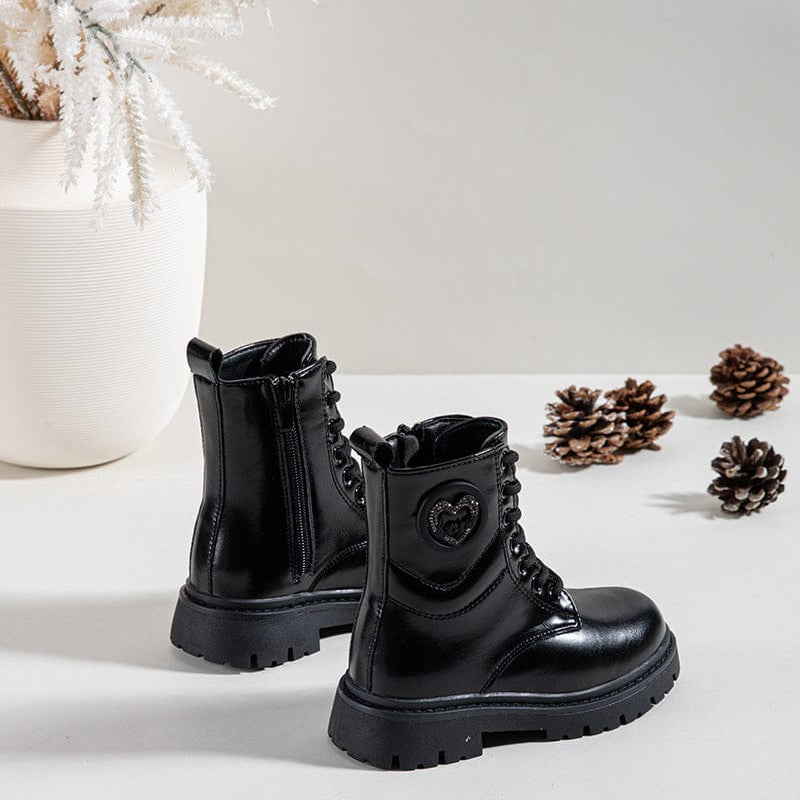 Bottine fille fourrée enfant