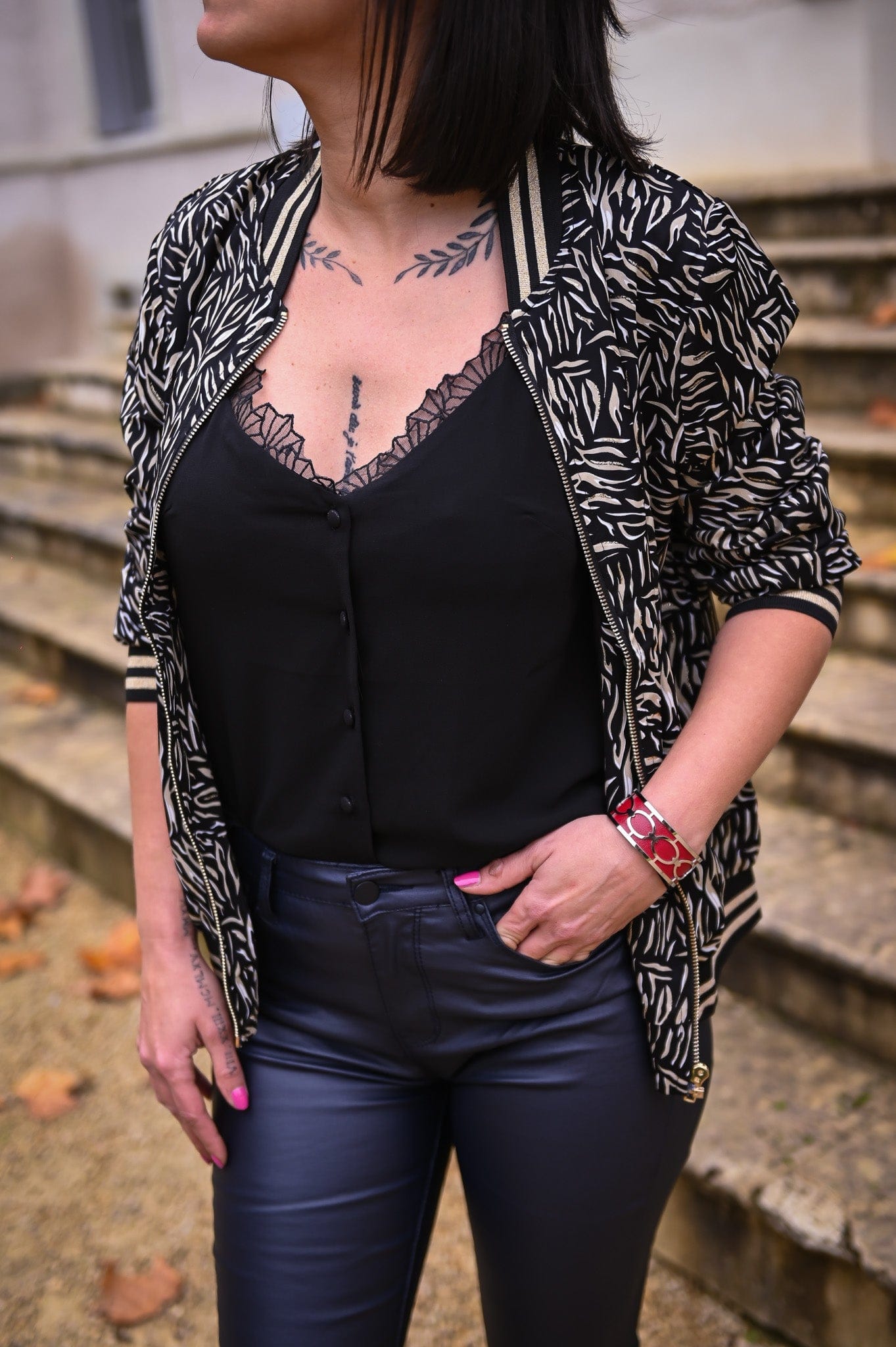 Débardeur Alyssa noir - La Boutique de Lydie S