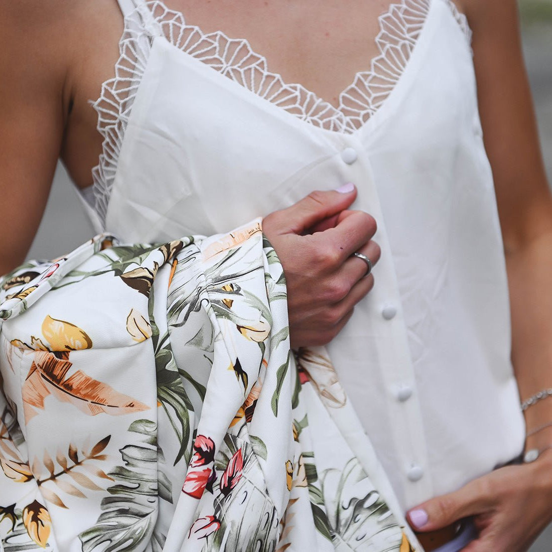 Débardeur blanc Alyssa - La Boutique de Lydie S