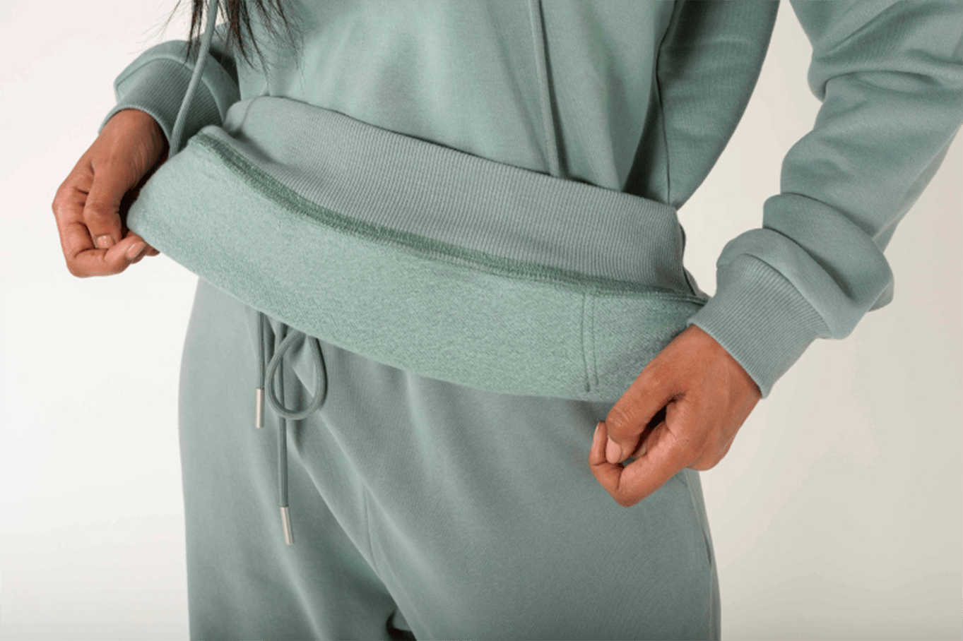 ensemble jogging femme vert d'eau