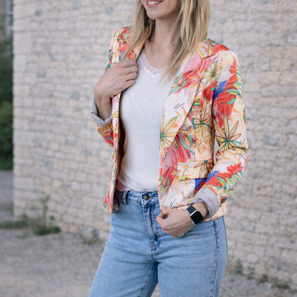 Blazer tropical femme