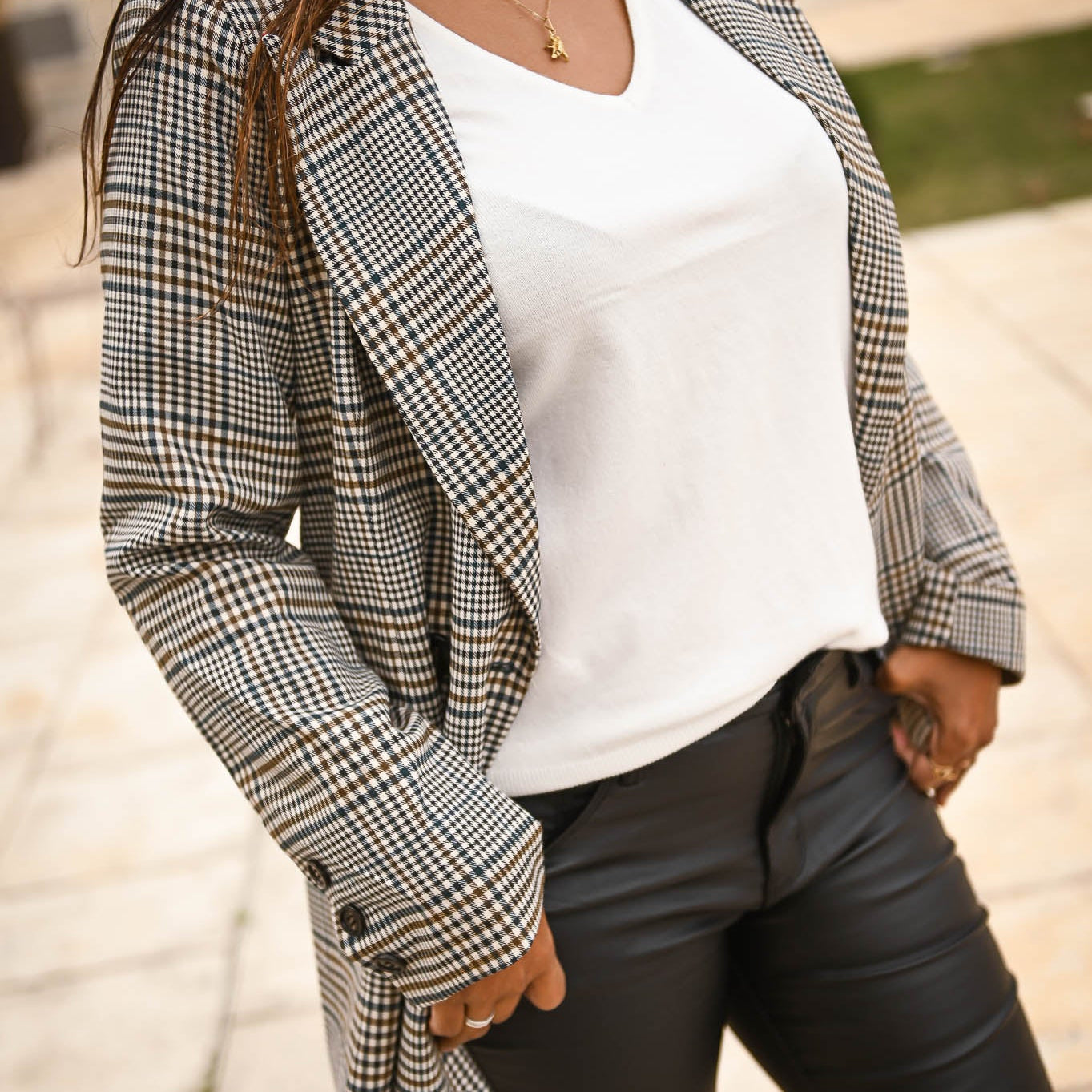 Pantalon skinny enduit noir - La Boutique de Lydie 34