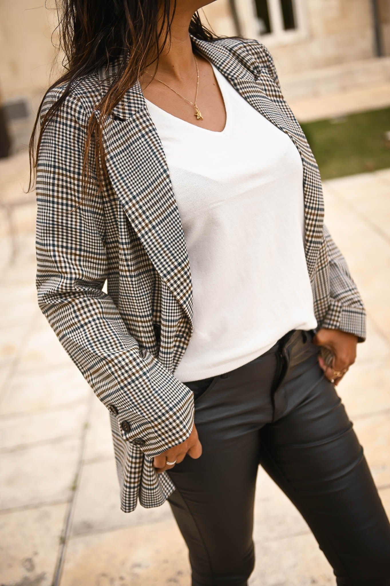 Pantalon skinny enduit noir - La Boutique de Lydie 34