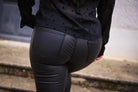 Pantalon skinny enduit noir - La Boutique de Lydie 34