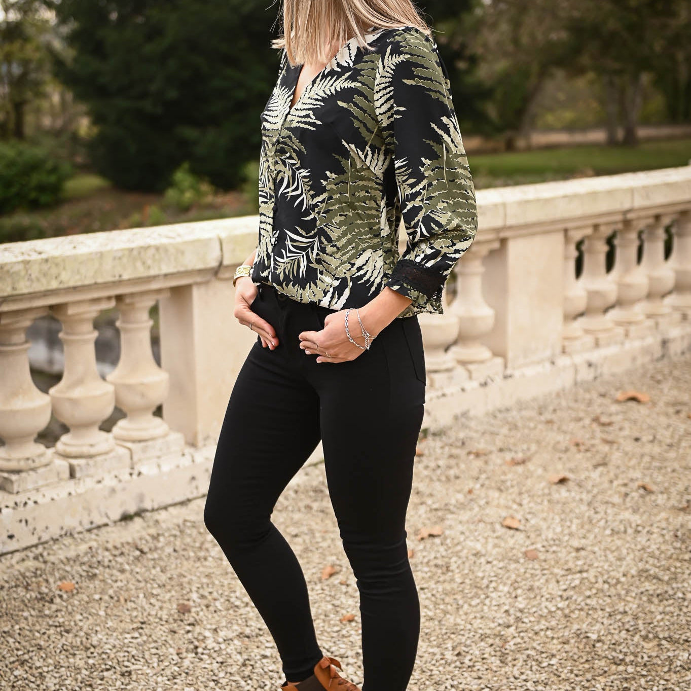 Pantalon skinny Estelle Noir - La Boutique de Lydie 34