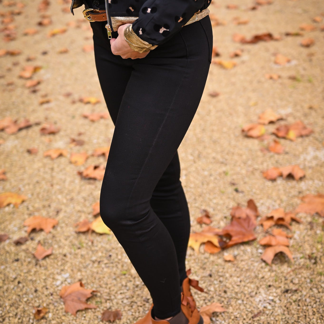 Pantalon skinny Estelle Noir - La Boutique de Lydie 34