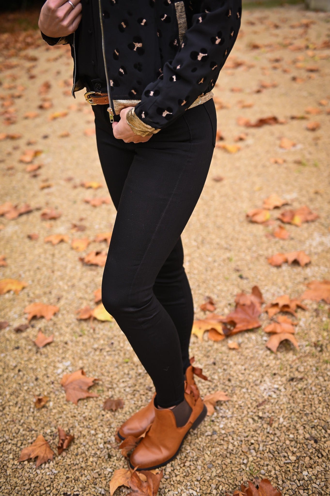 Pantalon skinny Estelle Noir - La Boutique de Lydie 34