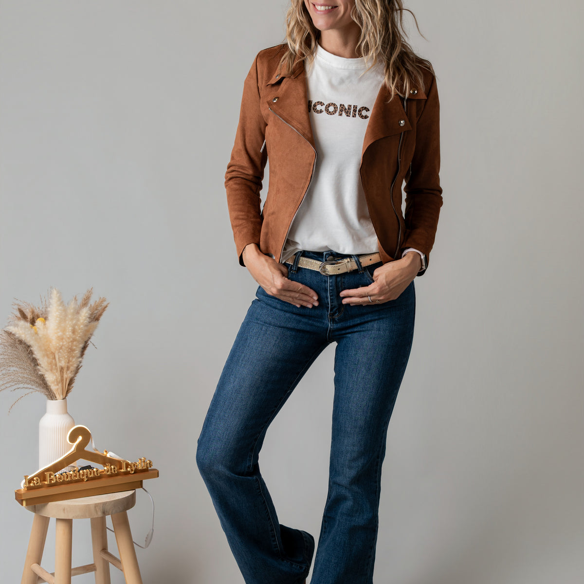 Perfecto Célia Camel femme