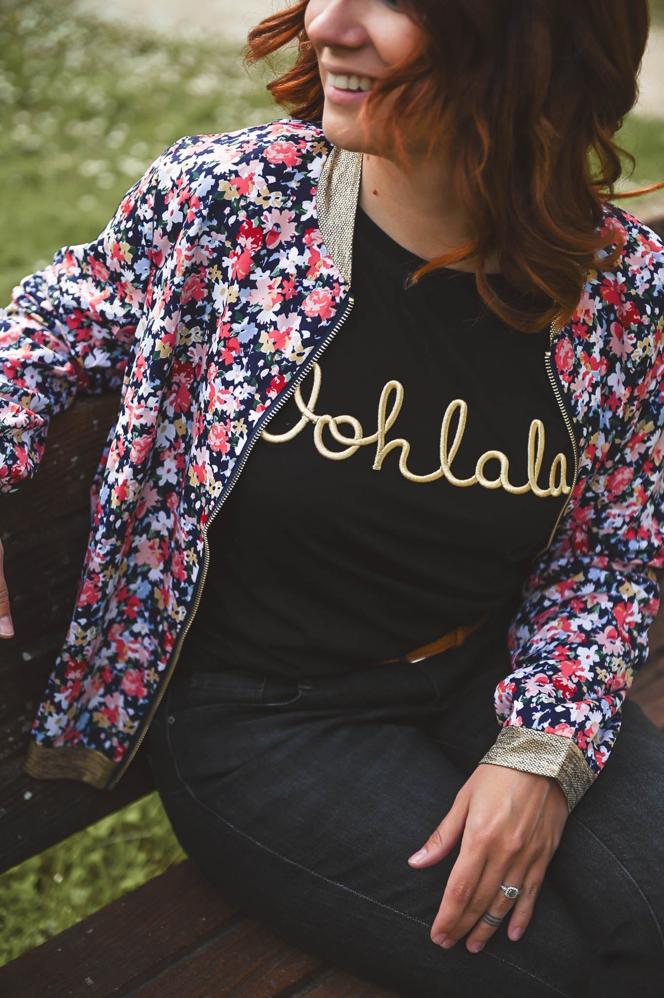 T-shirt Oohlala noir - La Boutique de Lydie S/M