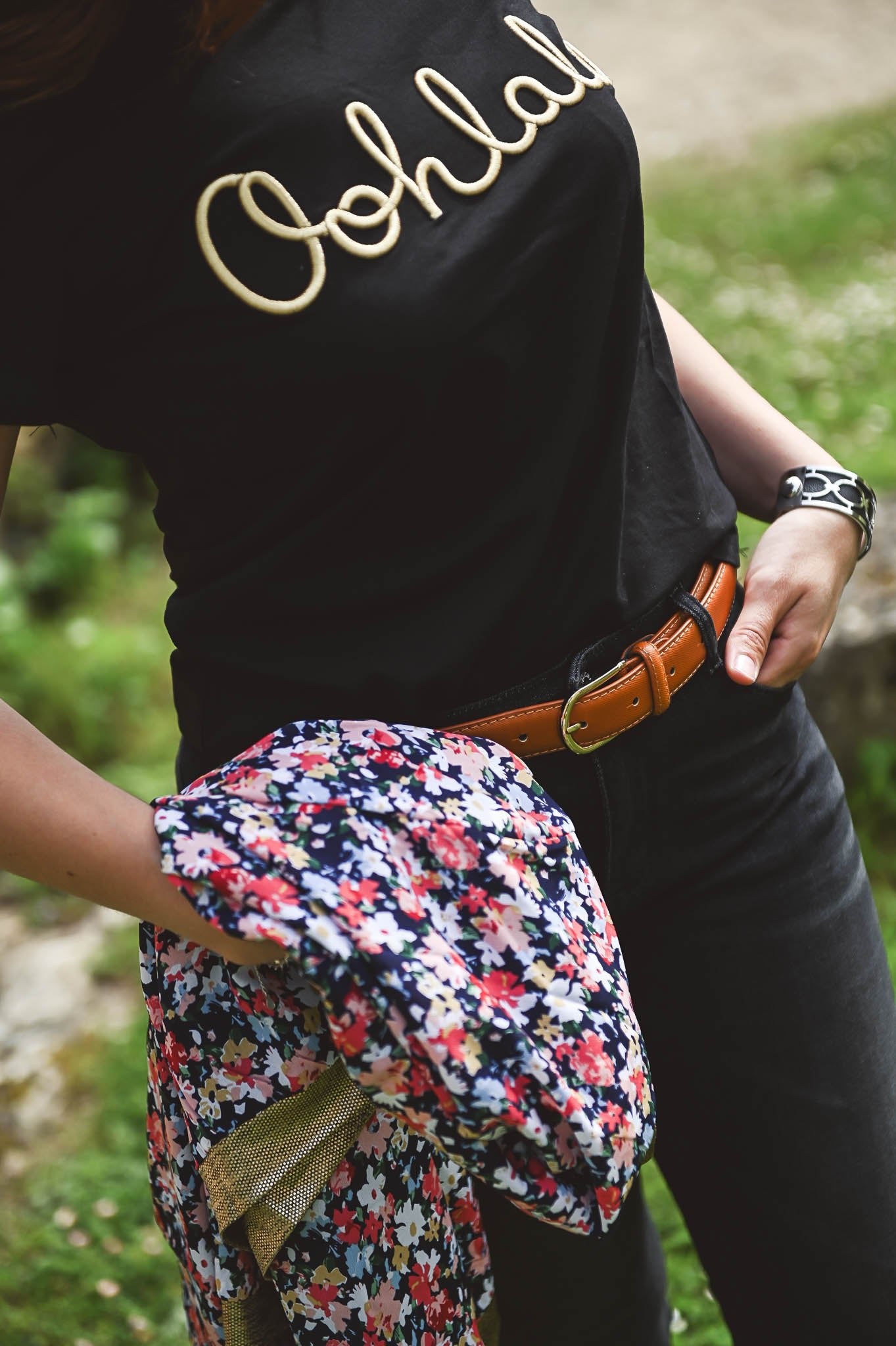 T-shirt Oohlala noir - La Boutique de Lydie S/M