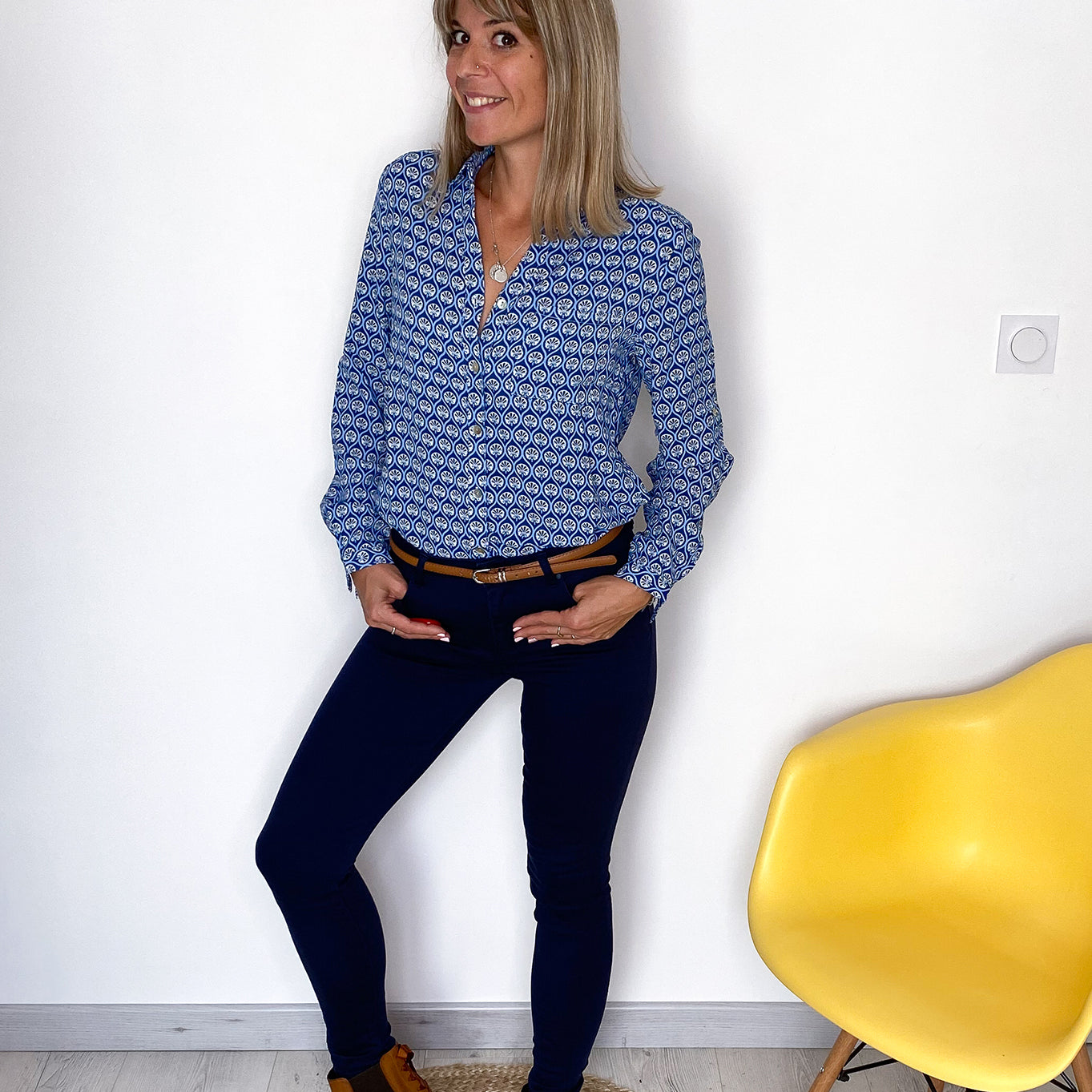 Pantalon skinny Marine