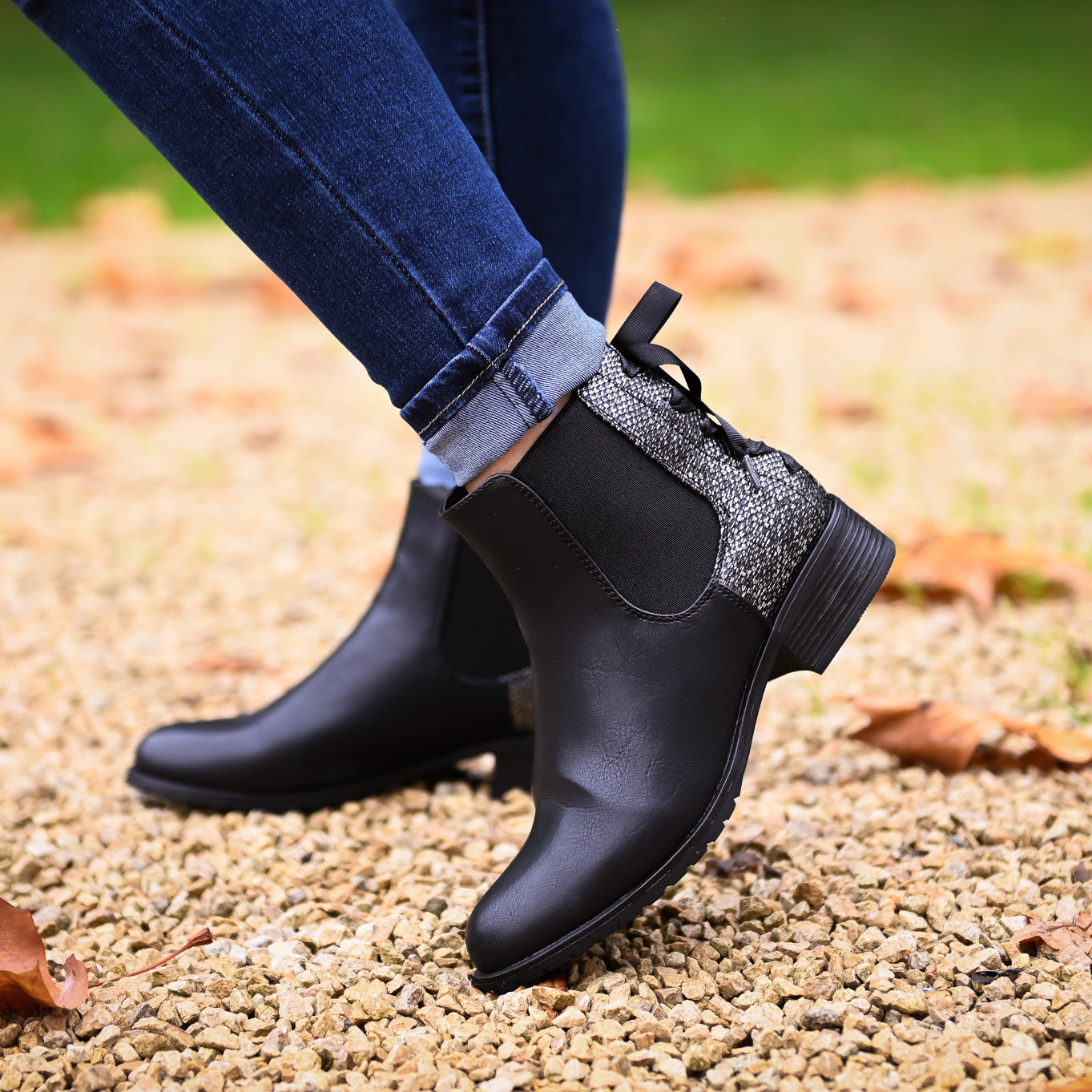 Bottines chelsea femme noires la boutique de lydie