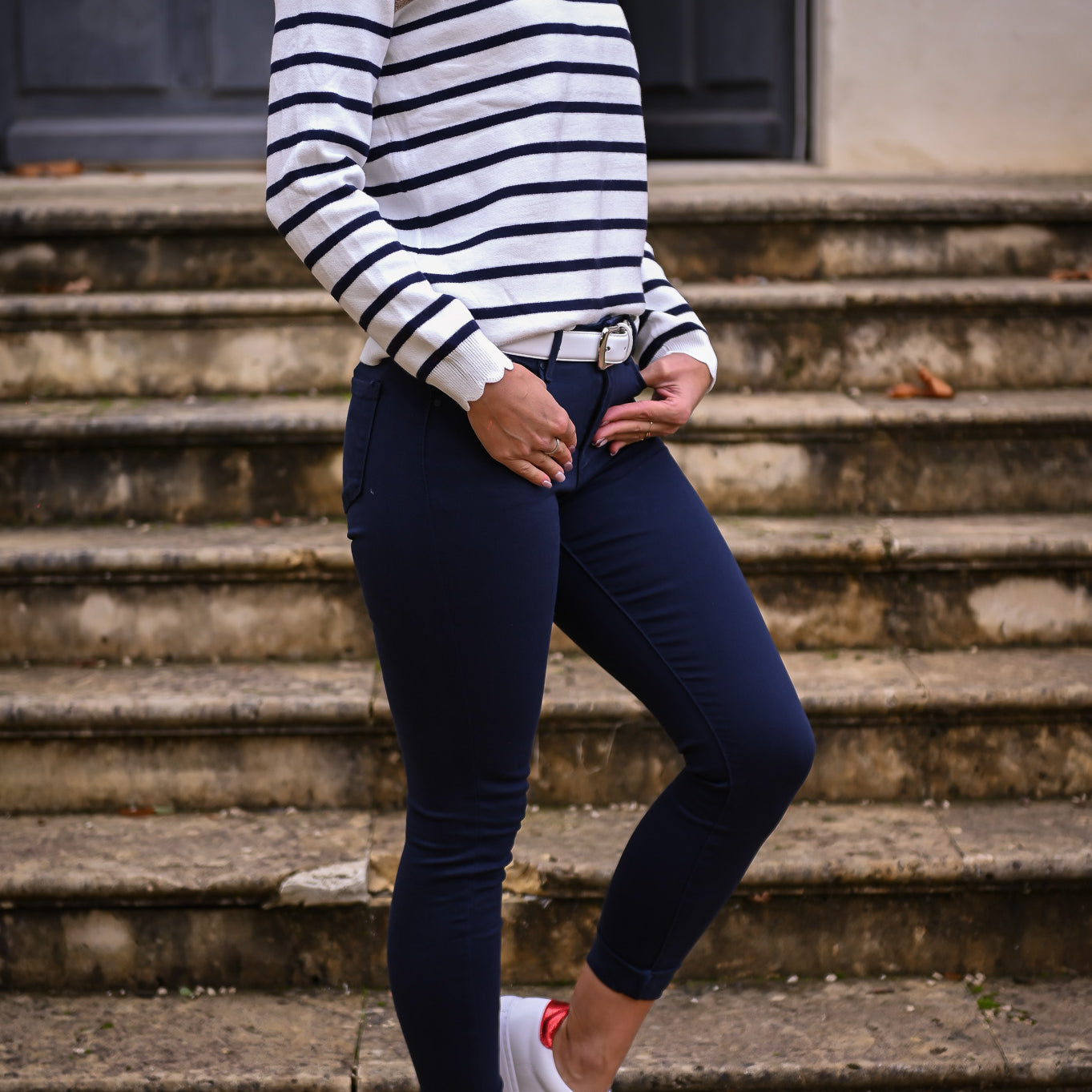 Pantalon skinny Marine