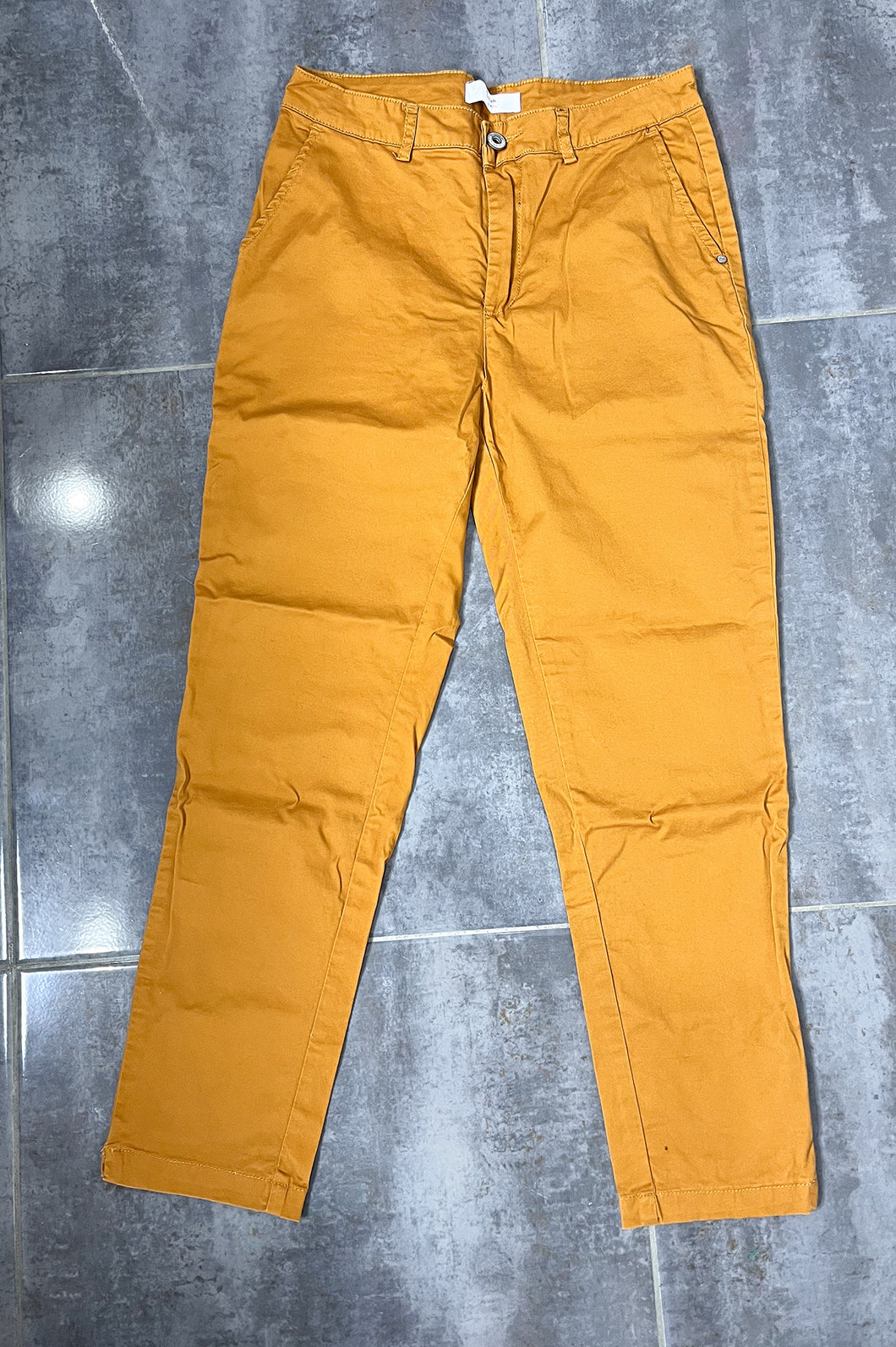 Pantlon chino camel occasion la boutique de Lydie