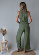 Combinaison Femme, pantalon kaki