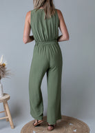 Combinaison Femme, pantalon kaki