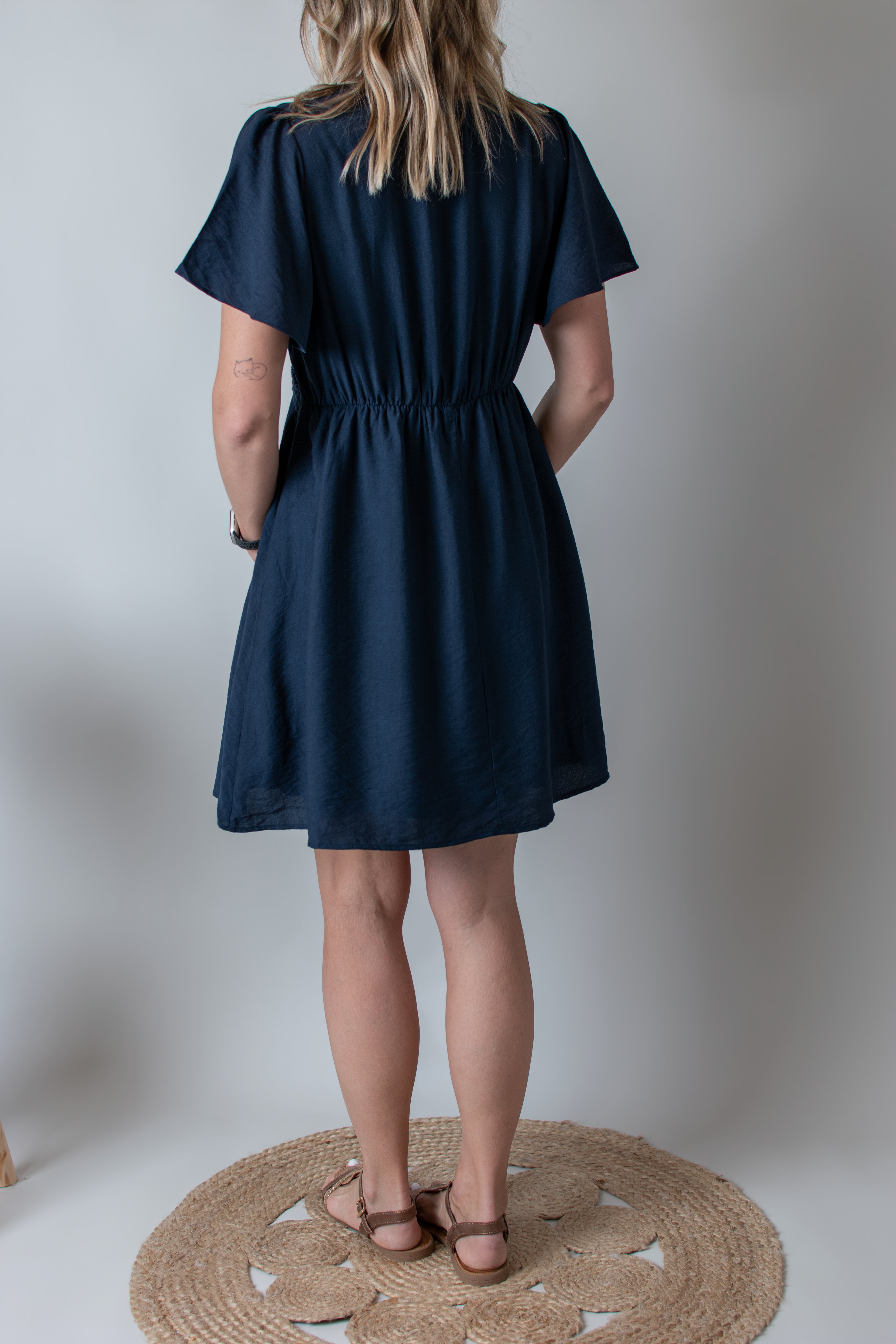 Robe Courte Marine
