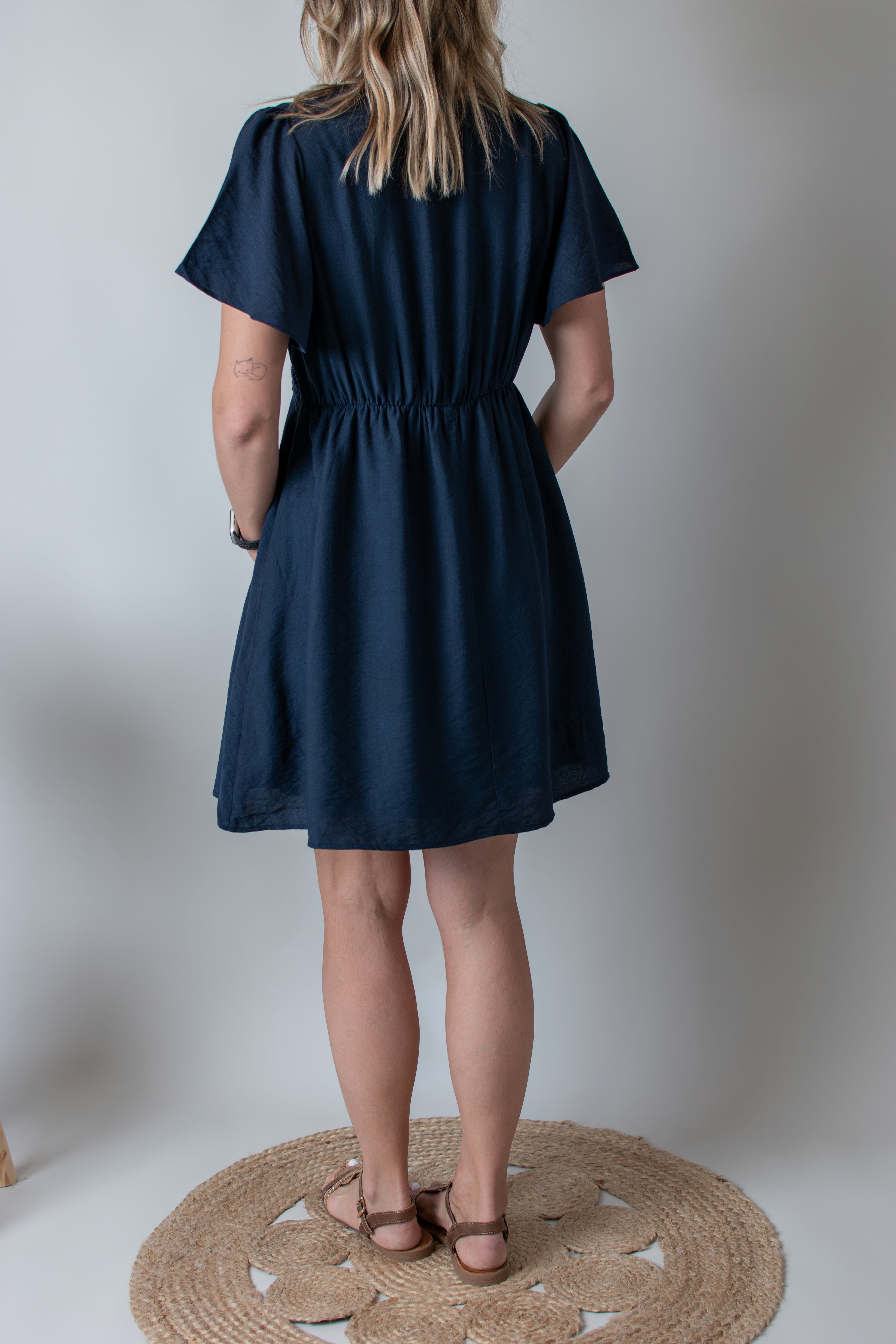 Robe Courte Marine