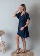 Robe Courte Marine