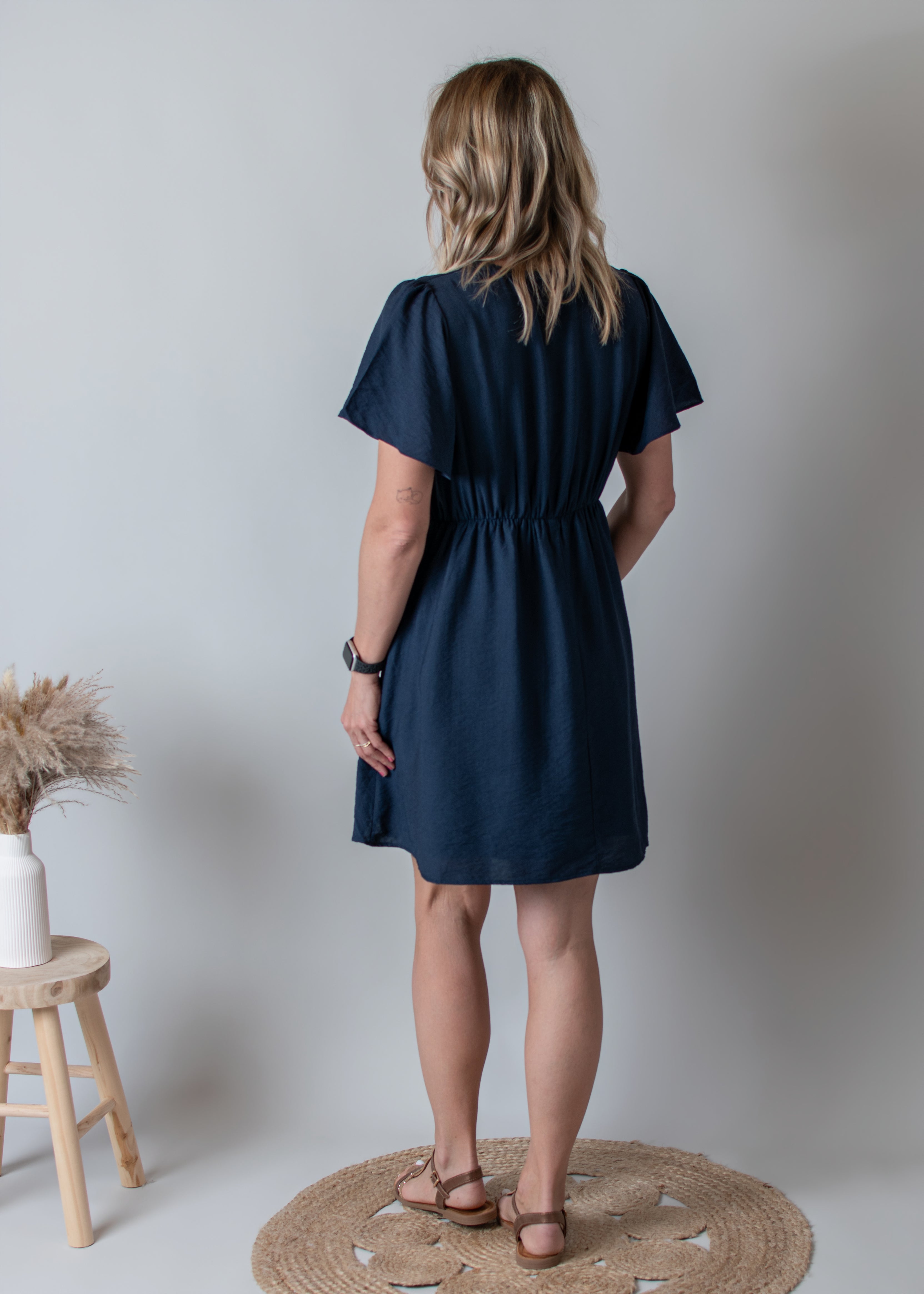 Robe Courte Marine