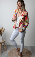 Blazer tropical femme
