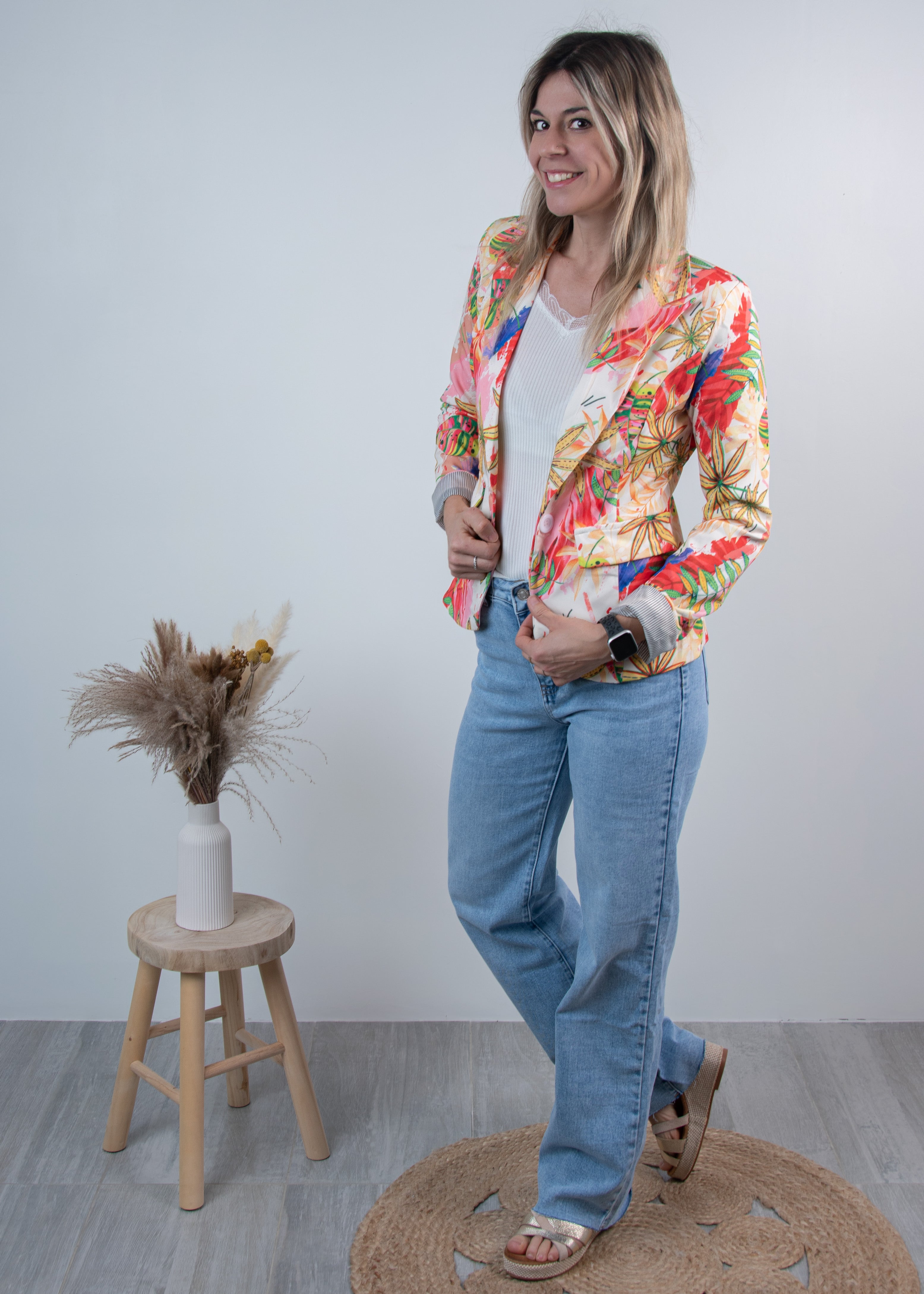 Blazer tropical femme