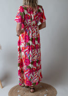 Robe Longue Fleurs Tropicale