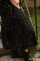 robe longue noire fete