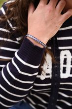 Charger l&#39;image dans la galerie, Bracelet en jonc rigide acier inoxydable bleu roi
