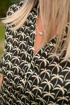 blouse palmier femme