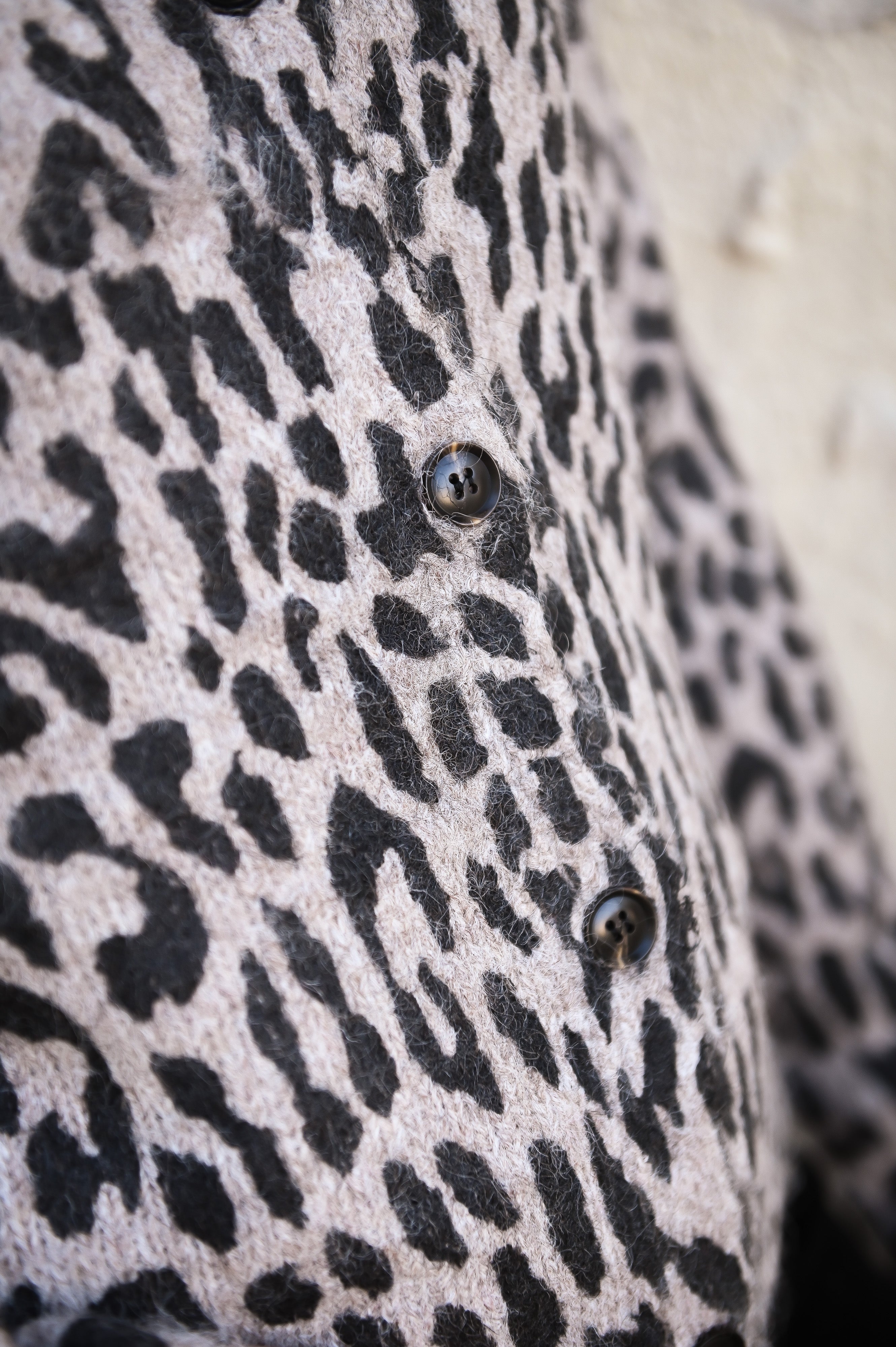 Gilet léopard boutonné la boutique de lydie