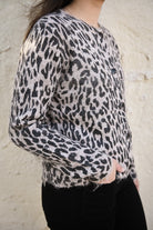 Gilet léopard boutonné la boutique de lydie