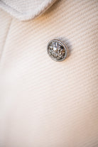 Manteau beige mi long, 4 boutons, avec poches