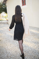 Robe manches longues noire la boutique de lydie 