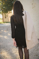 Robe manches longues noire la boutique de lydie 