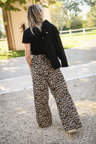 Pantalon large fluide léopard femme la boutique de lydie