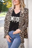 Blazer imprimé léopard la boutique de lydie