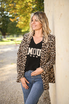 Blazer imprimé léopard la boutique de lydie